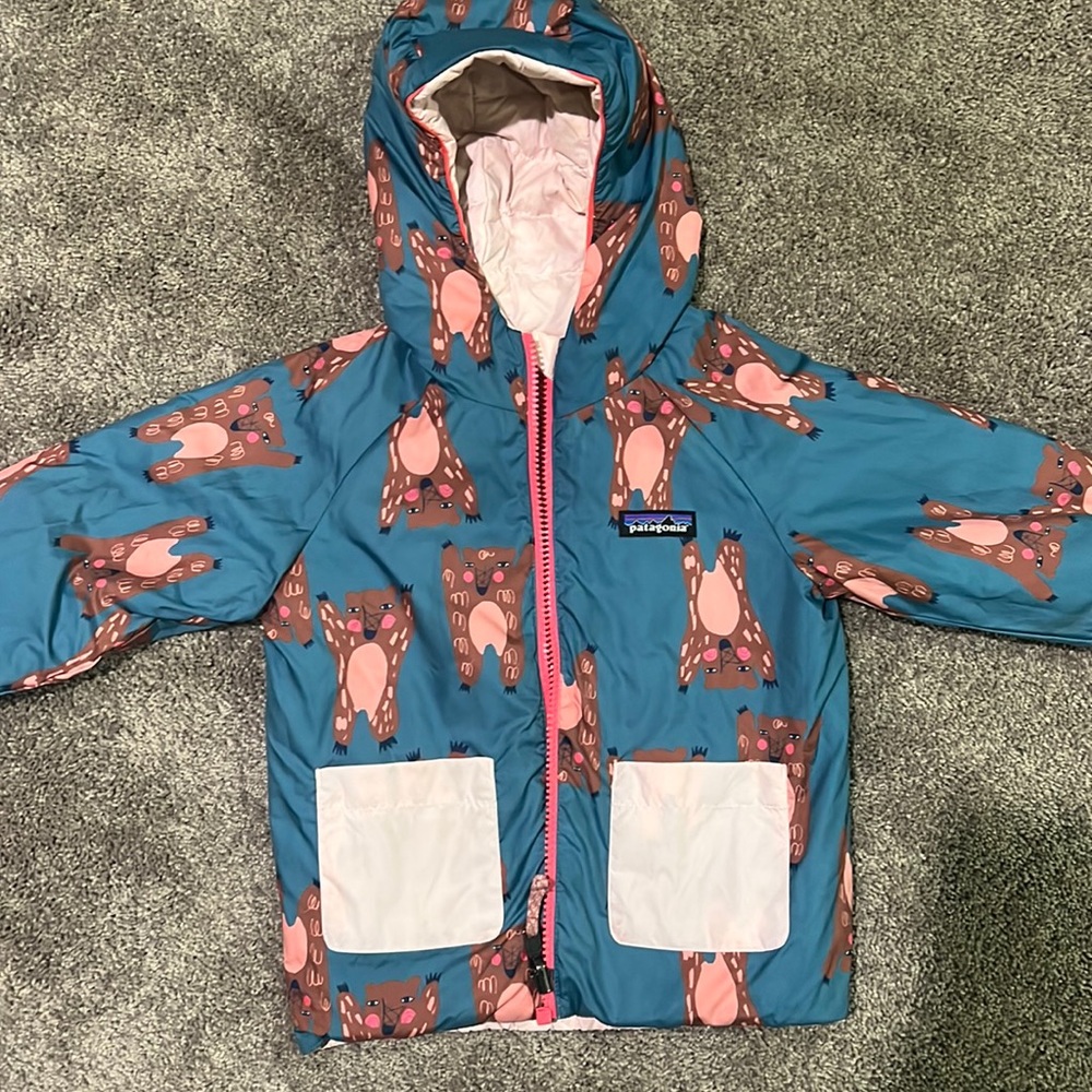 Patagonia girls 3T reversible winter coat